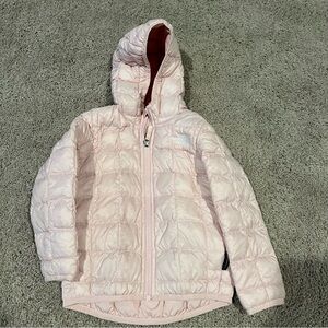 The North Face Light Pink Quilted Jacket 3T